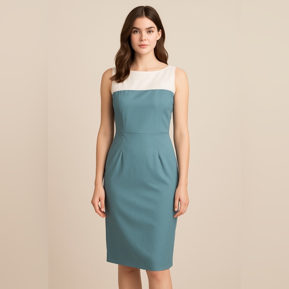 Bettie Page by Tatyana Blue Sheath Dress – 3XL – BNWT